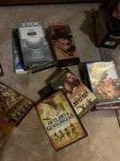 DVDs and vhs