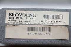 Browning Buck Mark Target   .22  box