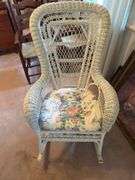 Wicker rocker