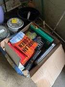 Books, Christmas tree, swiffers etc