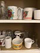 Coffee mugs, everyday dishes etc