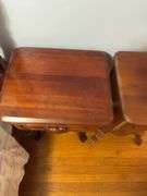 (2) Lillian Russell end tables