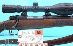 Winchester 70 Deluxe  .225 (1966) with  4-12x50  scope