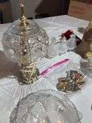Lamp, snowmen, pins etc