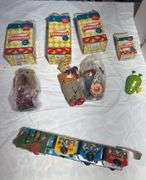 Wind up toys, ornaments etc