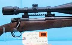 Winchester 70XTR   .264 mag with Bushnell wide angle scope