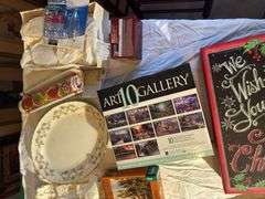 Tablecloths, platters etc