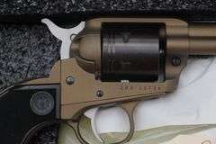 Ruger Wrangler  .22  Burnt Bronze Cerakote box