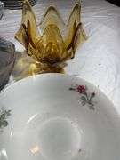 Assorted home decor glass
