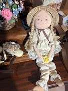 Dolls, basket etc