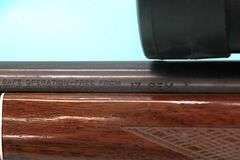 Remington 700 .17 Rem  Pres. Grade scrolling with scope