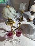 Lamps, candle holders etc