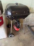 Coolers, charcoal grill