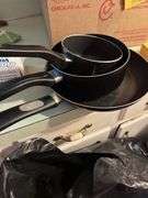 Pots, pans, assorted kitchenware