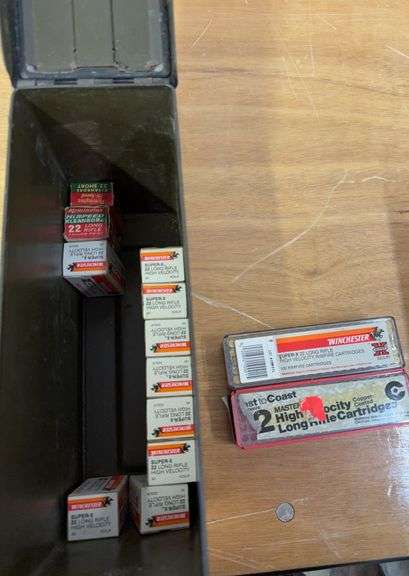 600 plus rounds 22lr & ammo can