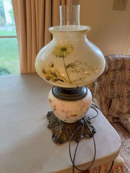 Hand painted lamp