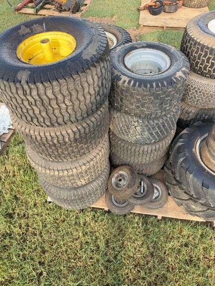 Lawnmower and fourwheeler tires with rims