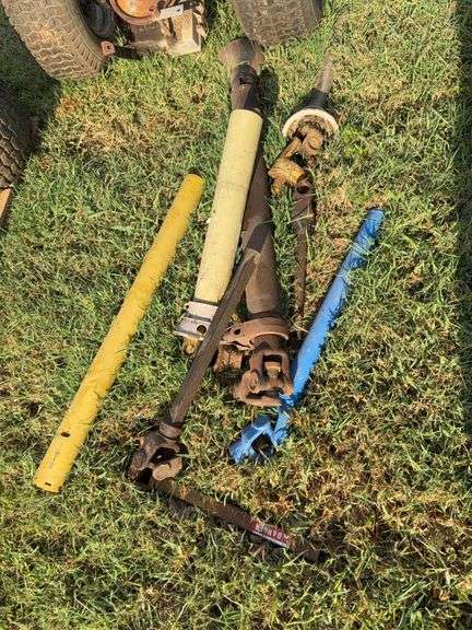 Pto shafts, lawnmower rear