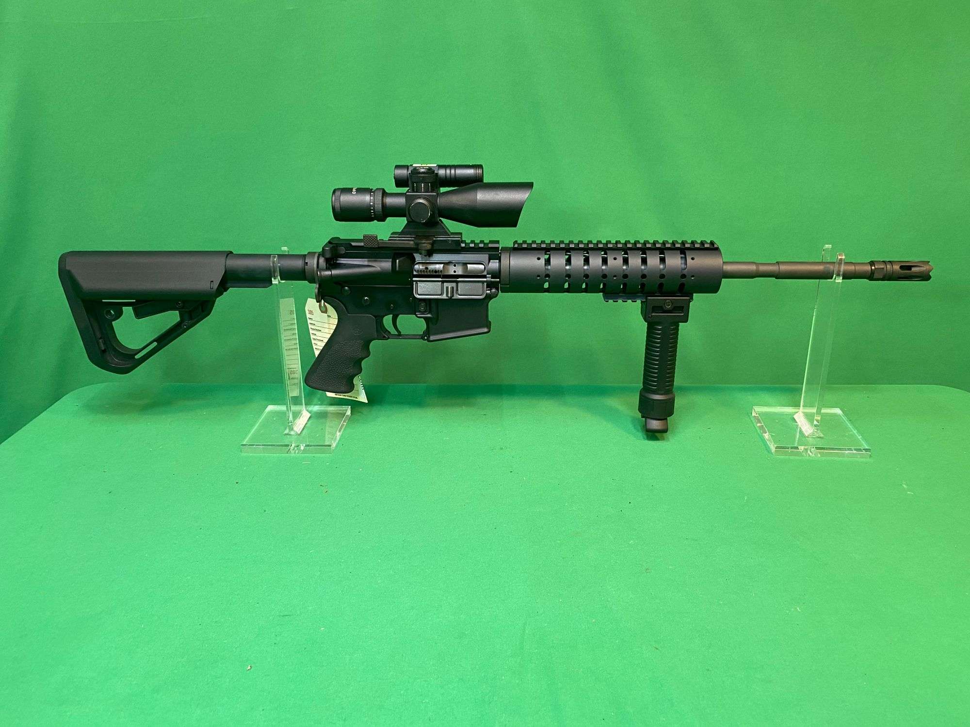 AR Anderson AM-15 .223 / 5.56mm Rifle w/ Case, Scope, Laser