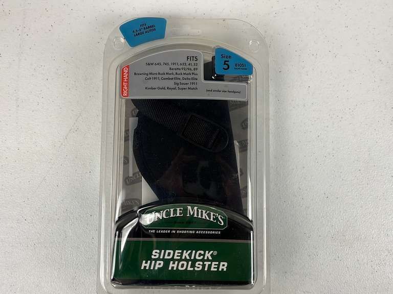(3) Uncle Mike's Sidekick Hip Holsters Size 5 NIB Gavel Roads Online