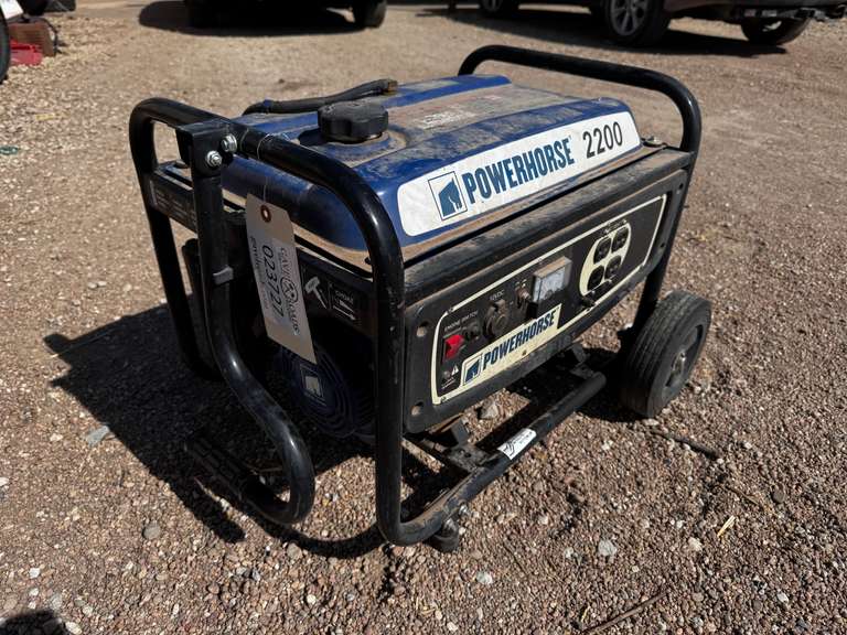 Powerhorse 2200 Gas Generator - Gavel Roads Online Auctions