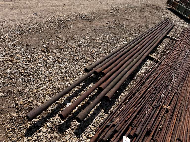 (8) 3.5" Steel Pipes