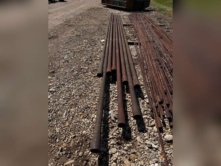 (8) 3.5" Steel Pipes
