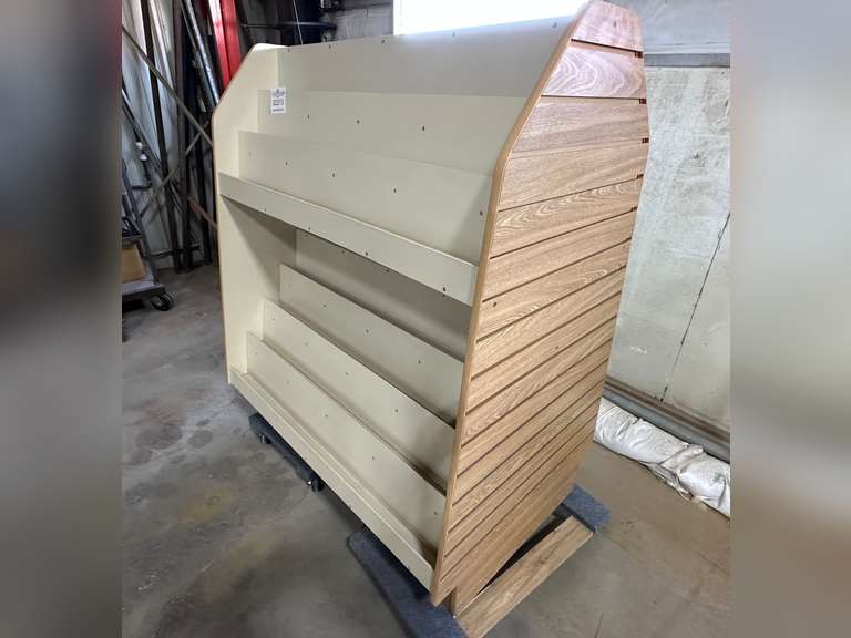 Book/Magazine Display Shelf - Gavel Roads Online Auctions