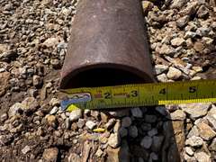(8) 3.5" Steel Pipes
