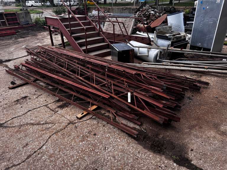 Approximately (25) 14' x 10" Steel Trusses