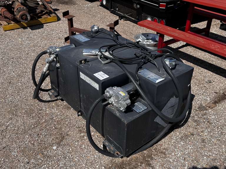 (2) 2' x 28" Transfer Flow Transfer Tanks w/Electric Pumps