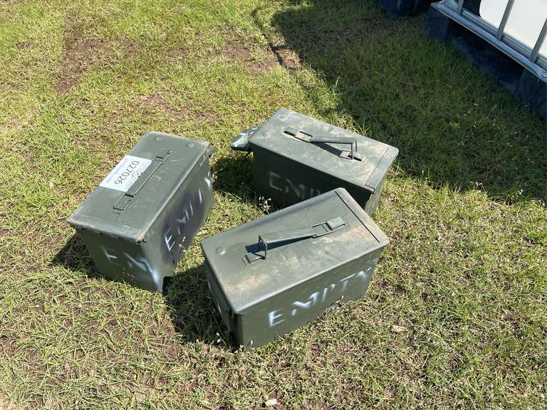 (3) Ammo Boxes