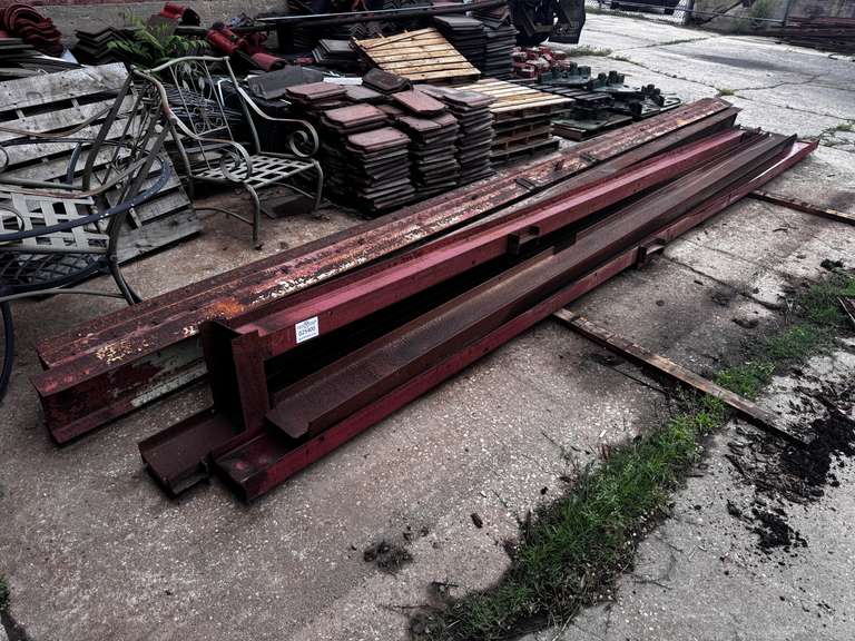 (10) 20'Steel I-Beams