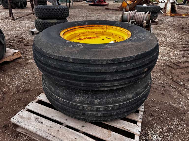 (2) 11.25-24 Tires on Rims