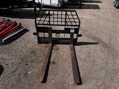 4' John Deere Skid Steer Fork Attachment