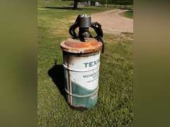 3' Antique Texaco Lubricant Barrel