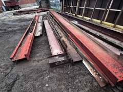 (9) 20'-30' Steel I-Beams