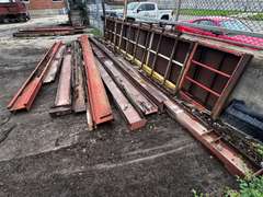 (9) 20'-30' Steel I-Beams
