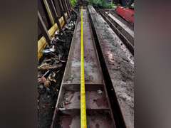 (9) 20'-30' Steel I-Beams