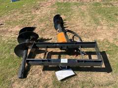 Hydraulic Post Hole Digger with 12" & 18" Auger