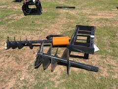Hydraulic Post Hole Digger with 12" & 18" Auger