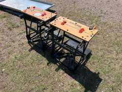 (2) Black & Decker Work Benches