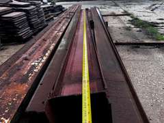 (10) 20'Steel I-Beams