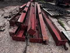 (10) 8' Steel I-Beams