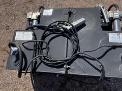 (2) 2' x 28" Transfer Flow Transfer Tanks w/Electric Pumps