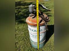 3' Antique Texaco Lubricant Barrel