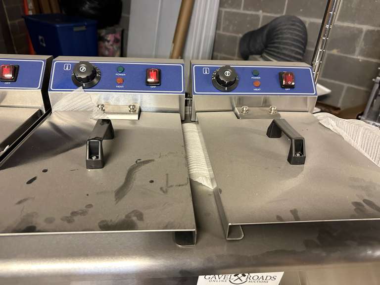 New - Never Used Commercial Electric Double Deep Fryer