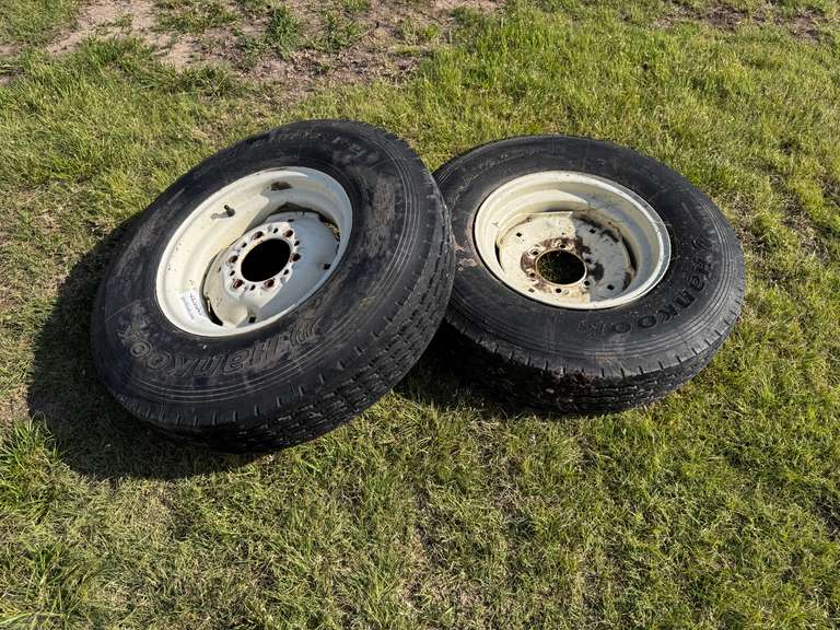 (2) 7.50 R16 LT Tires on Rims