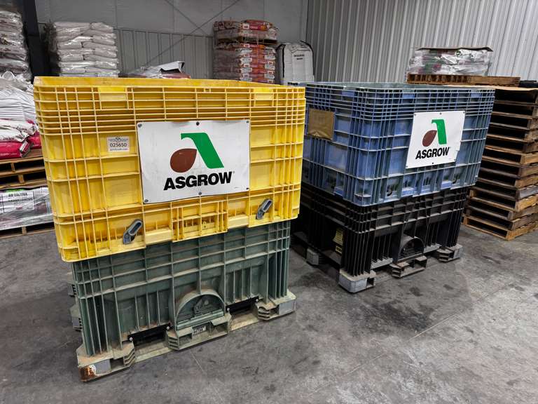 (2) 40 Bushel Seed Boxes
