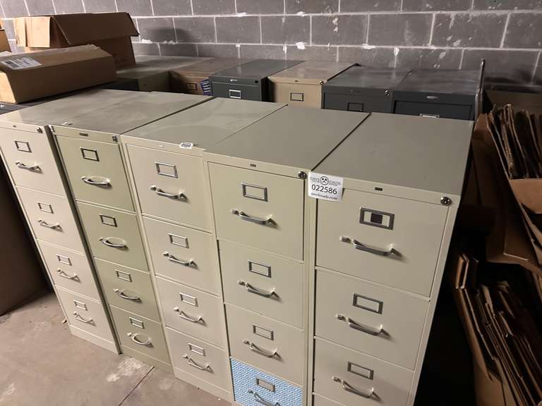 (5) 5-Drawer Filing Cabinets